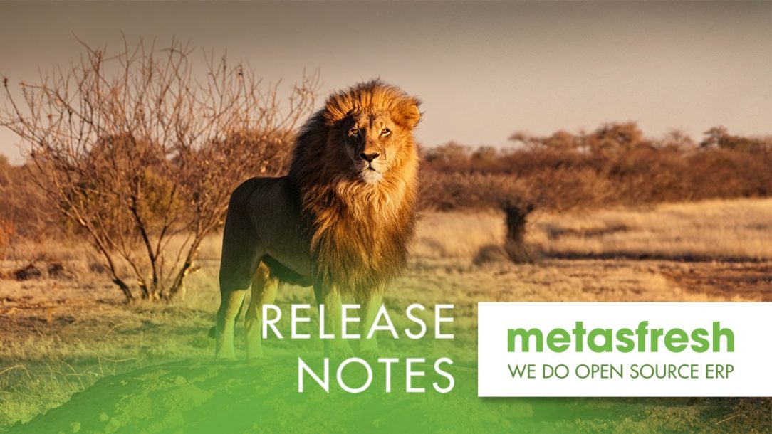 metasfresh ERP Release 5.145 - Lion