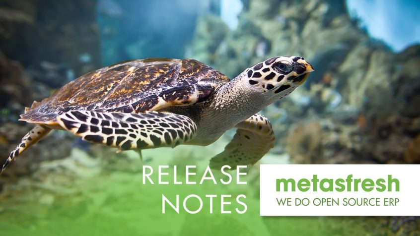 metasfresh ERP Release 5.147 - Hawksbill Sea Turtle