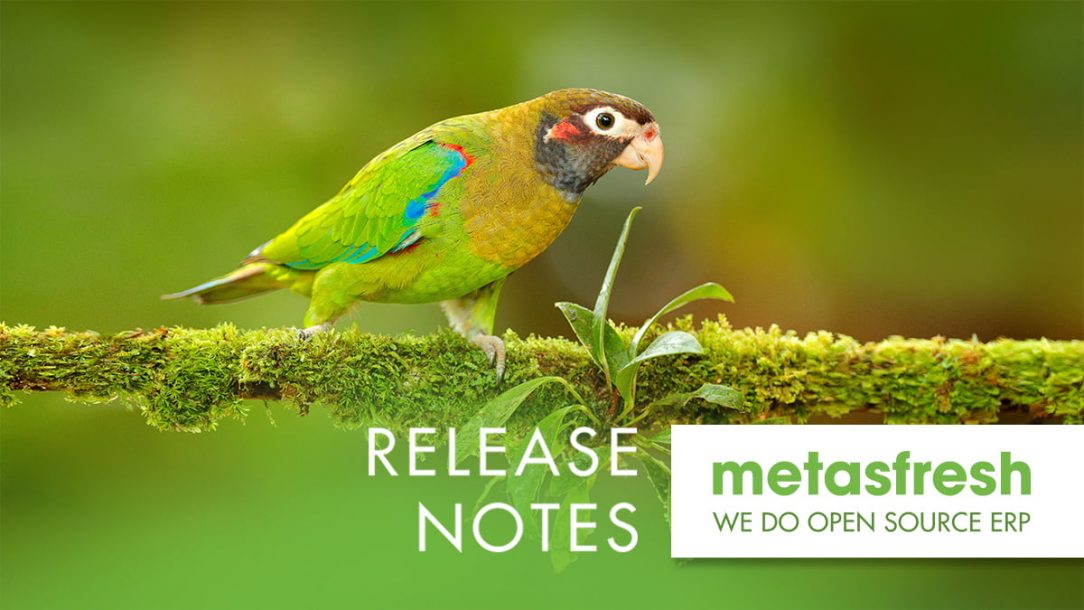 metasfresh ERP Release 5.148 - Brown-hooded Parrot