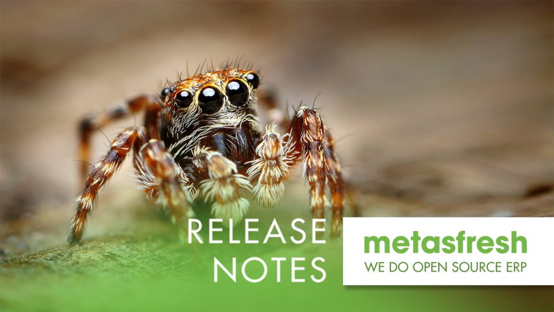 metasfresh ERP Release 5.150 - Jumping Spider (Carrhotus Xanthogramma)