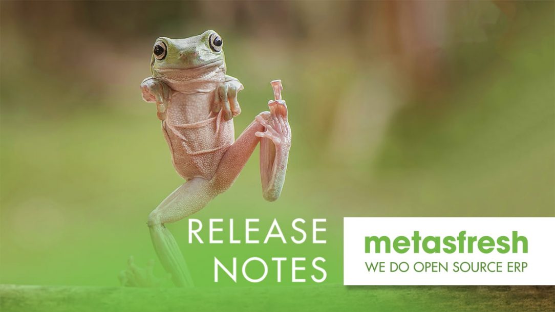 metasfresh ERP Release 5.152 - American green tree frog