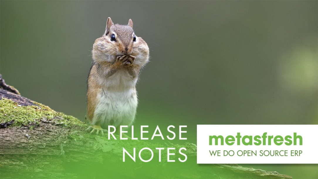 metasfresh ERP Release 5.153 - Eastern Chipmunk, Tamias striatus