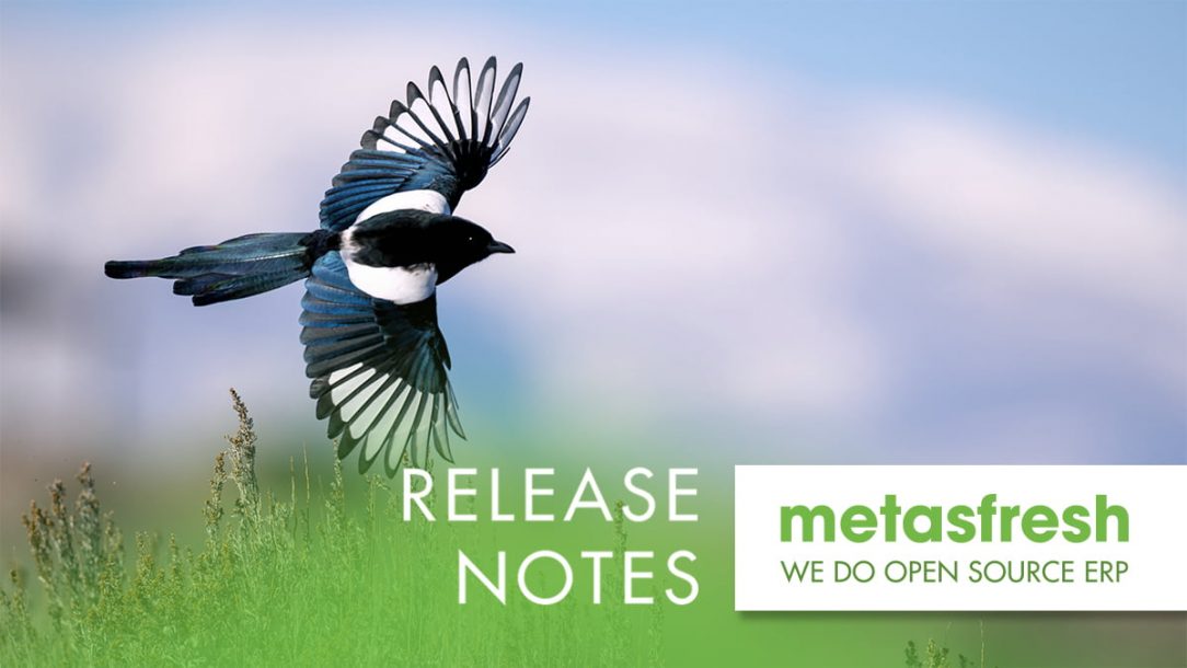 metasfresh ERP Release 5.160 - Black-billed magpie
