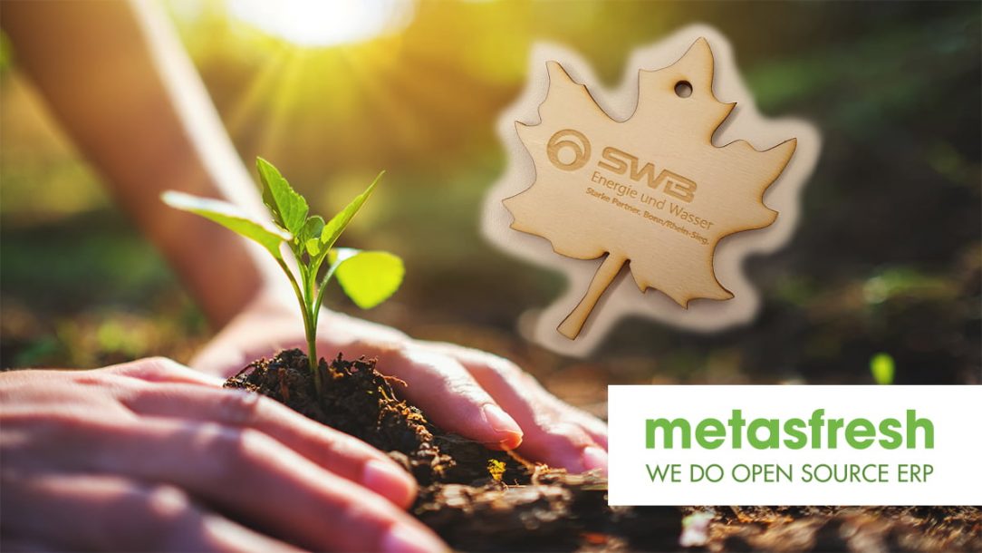 metasfresh unterstützt die Baumpflanzaktion von SWB Energie und Wasser