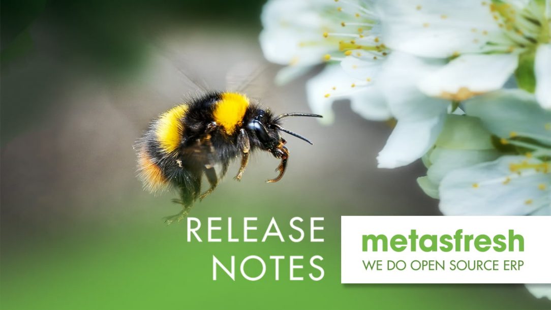 metasfresh ERP Release 5.161 - Bumblebee