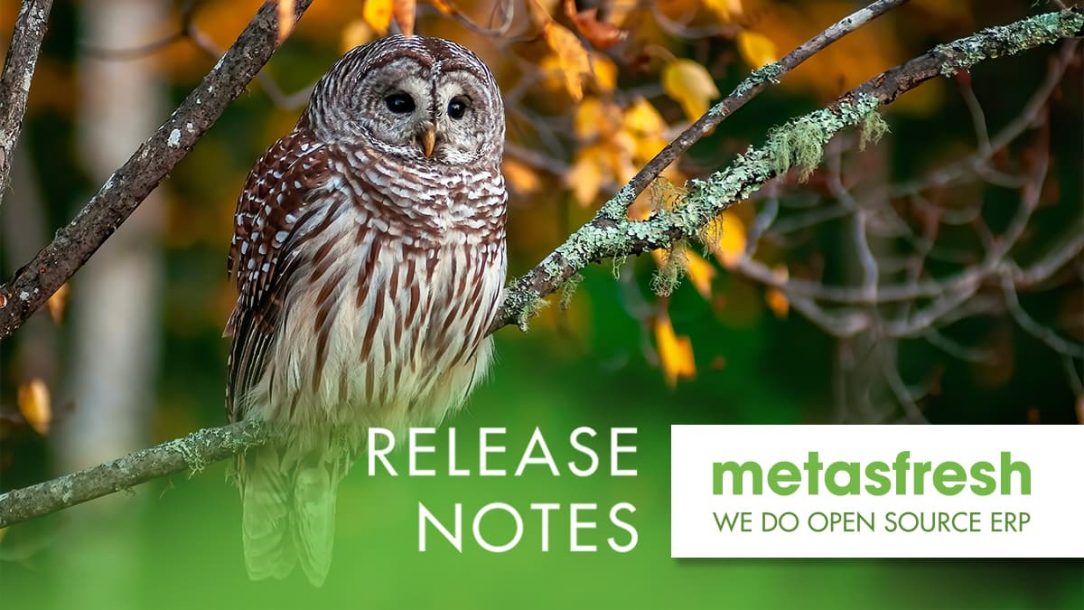 metasfresh ERP Release 5.174 - Barred owl (Strix varia)