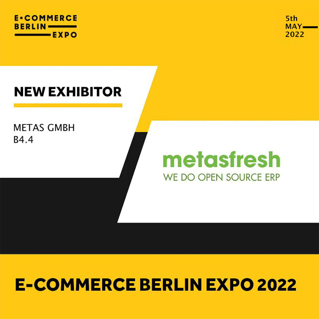 metafresh ERP joins E-commerce Berlin Expo as exhibitor