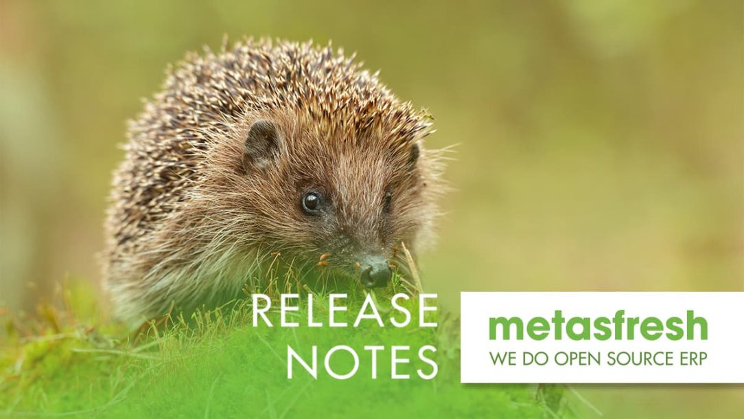 metasfresh ERP Release 5.175 - Hedgehog (Erinaceinae)