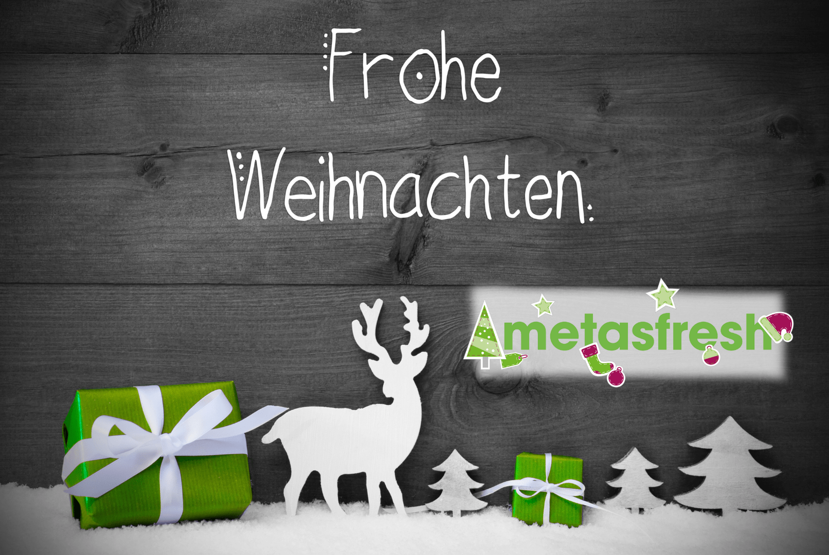 Frohe Weihnachten & ein herzliches Dankeschön von der metas GmbH